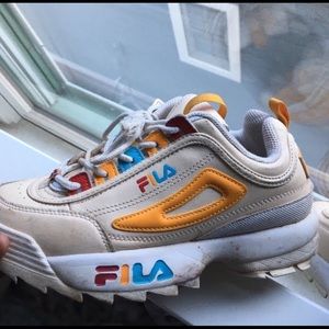 (Reposted because didn’t sell)Colorful filas shoes